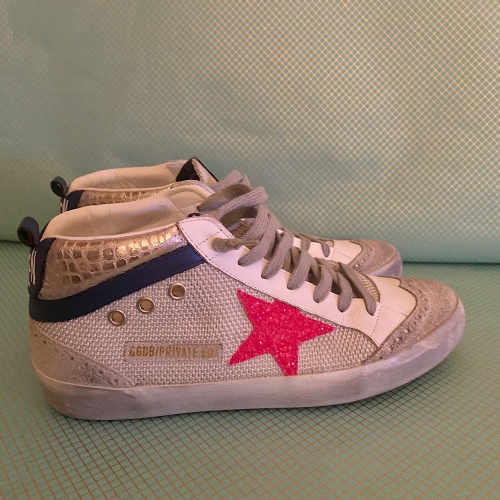 GOLDEN GOOSE Mid Star High Top Sneaker Size 39 EU